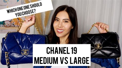 chanel 19 small review|chanel 19 small vs medium.